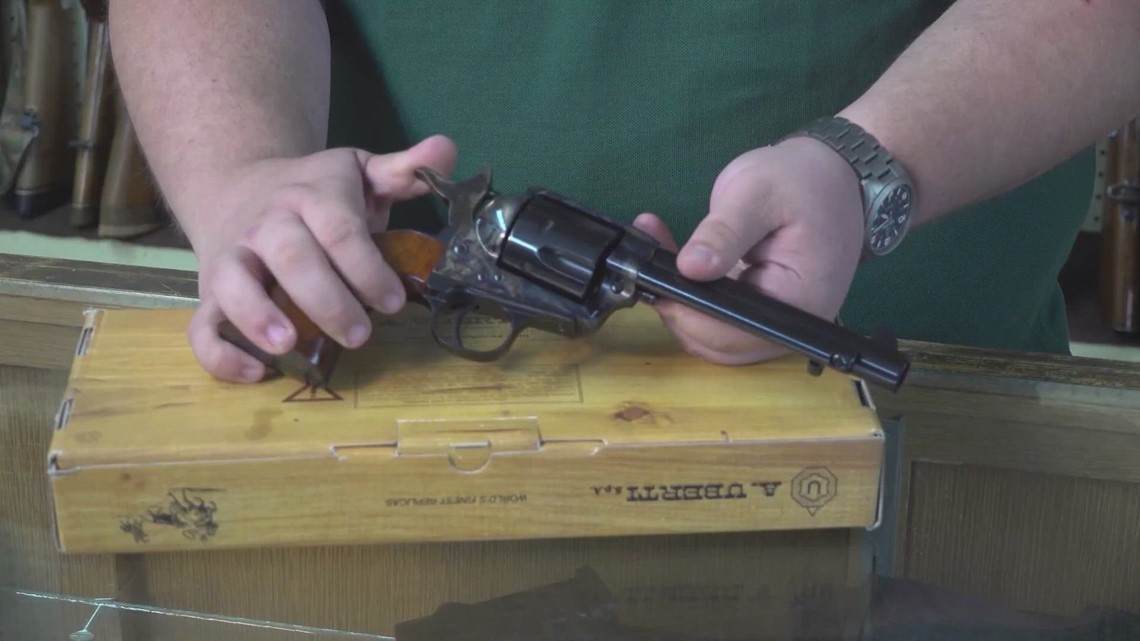 Verify No, a long Colt 45 in working order can't fire without pulling