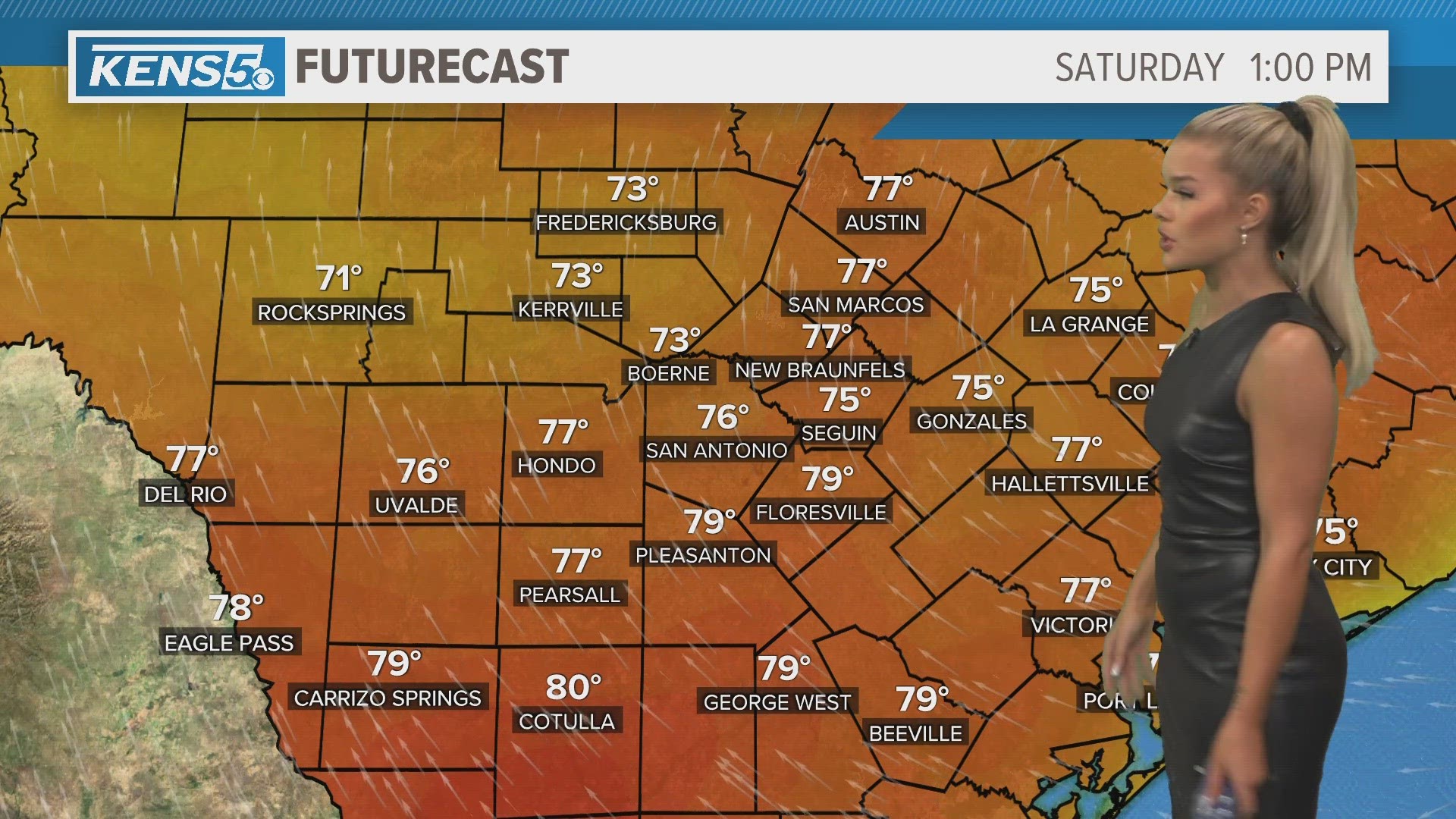 Warmer temperatures stay with us for the start of next week