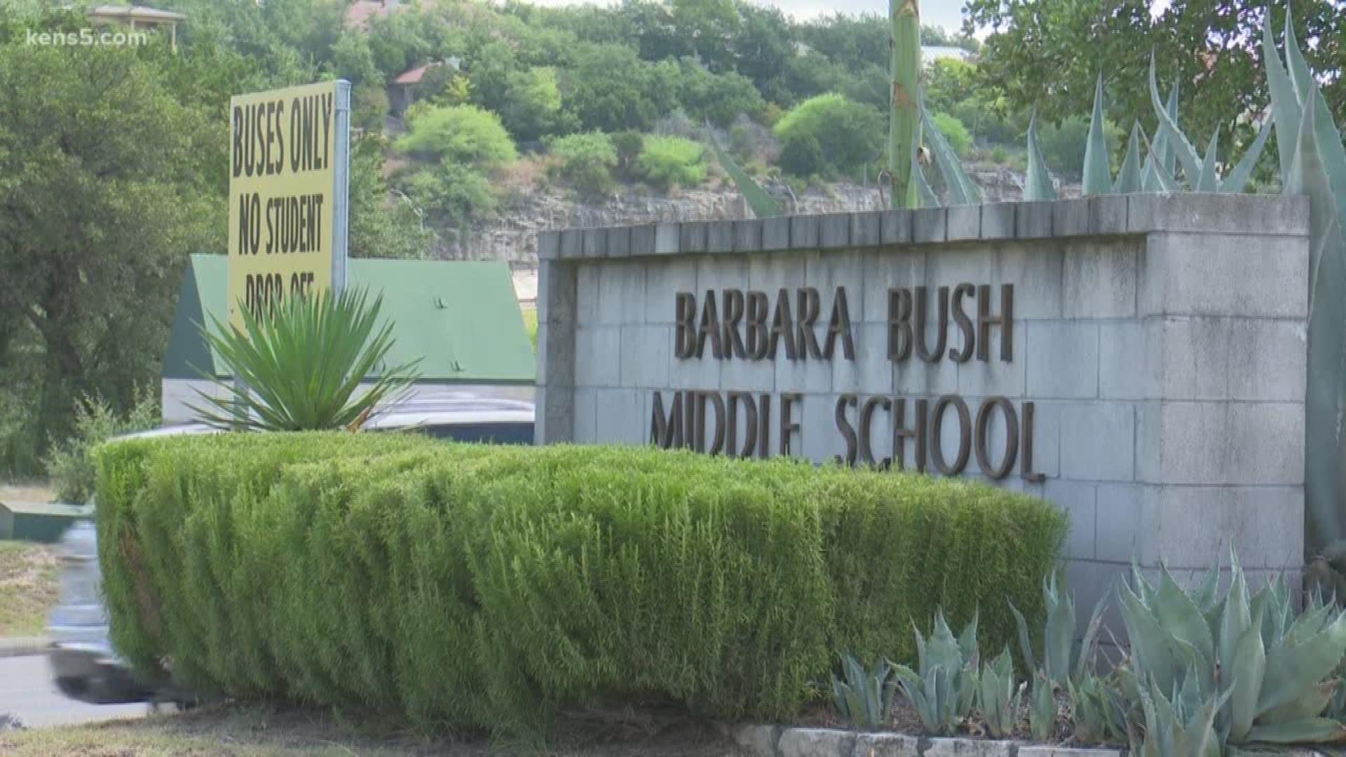 Lots of kids have first day of school jitters but for one family at Bush Middle School in North East ISD, the feelings are a lot stronger. Eyewitness News reporter Sue Calberg has more.