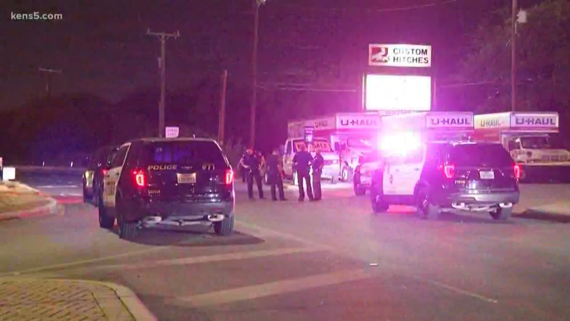 San Antonio Police responded to a cutting on the north side to find a man had been stabbed in the lower back.
