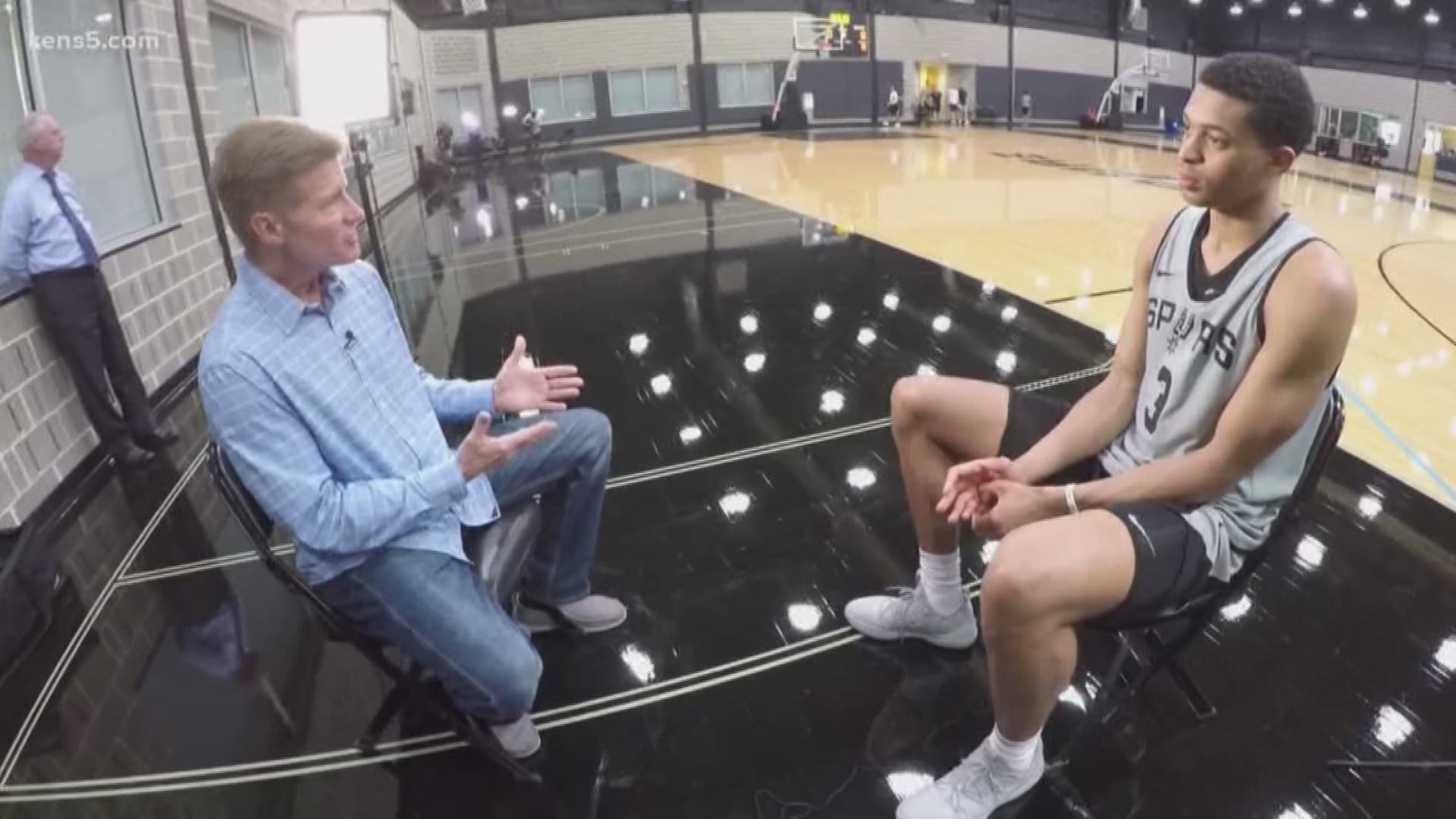 KENS 5's Joe Reinagel sat down with Keldon Johnson, the Spurs' second player picked in the 2019 draft, about the important things in life...if he's had a San Antonio taco yet.