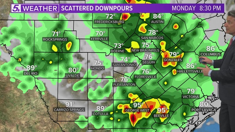 The latest on thunderstorms in central Texas | KENS 5 Forecast