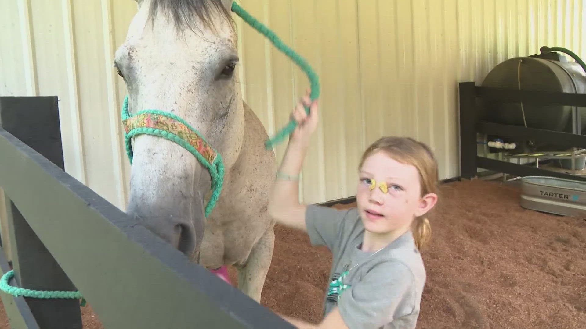 Kinlynn Tyler has been riding horses since she could walk and just weeks after buying her very own, she suffered a horrific accident.
