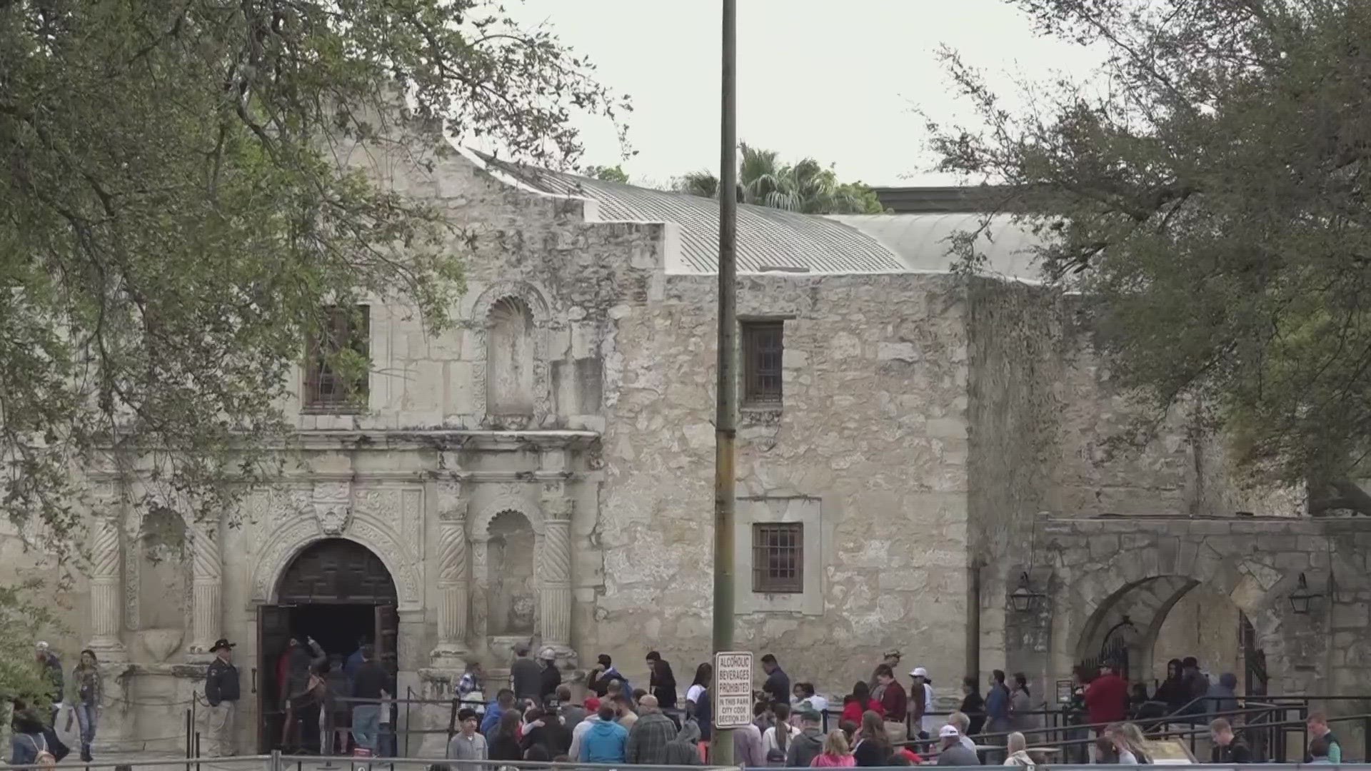 "We're anxious to get inside the Alamo and see what there is to see."