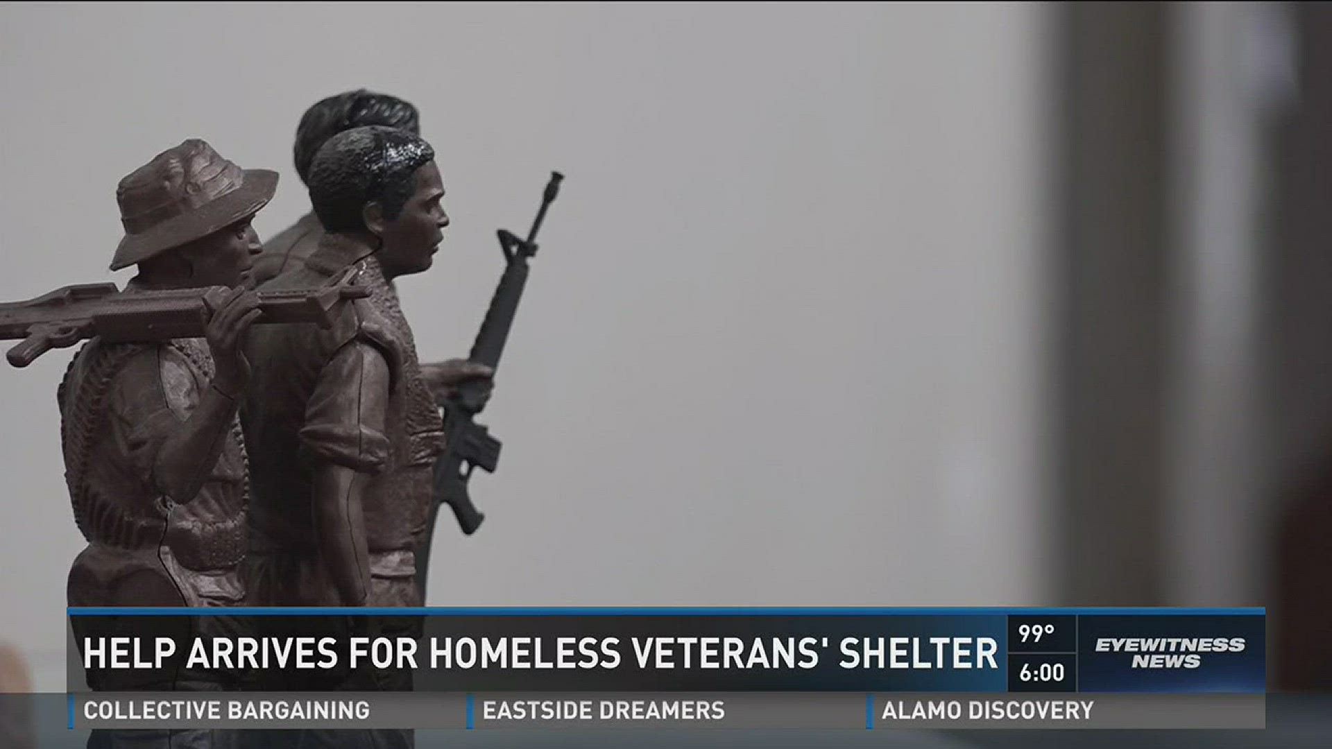 Help arrives for homeless veterans' shelter