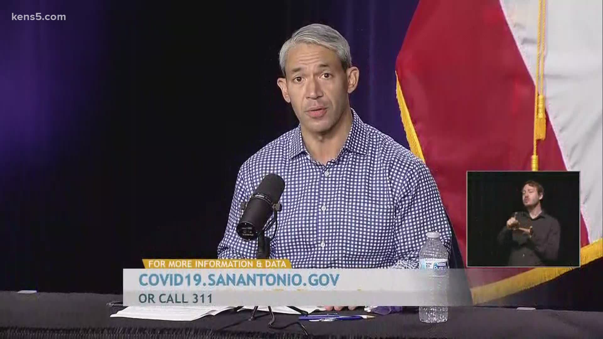 Mayor Nirenberg reported a large jump of 417 new coronavirus cases, bringing the total to 68,044 moving the 7 day moving average to 234. No new deaths were reported.