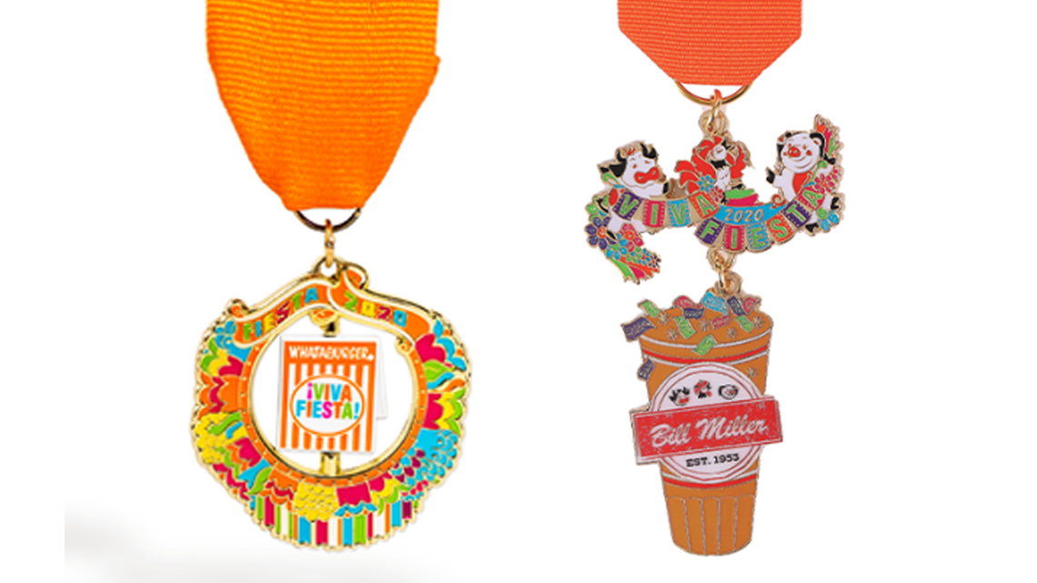 Whataburger and Bill Miller have fiesta medals