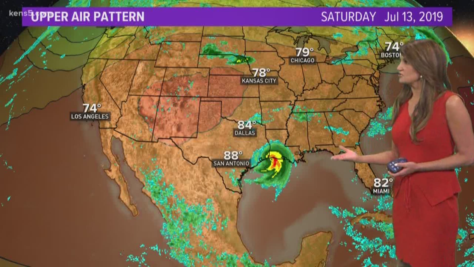 Everyone from Florida to Texas will want to keep an eye on 'Invest 92L' as it moves into the Gulf. It's still too soon to forecast where it will go.
Tropical development is possible during the next several days in the Gulf of Mexico.

As of 2 p.m. Monday, the NHC said there is an 80-percent chance of a tropical cyclone formation during the next five days. Earlier this weekend, the hurricane center had given the system a lower chance of forming.