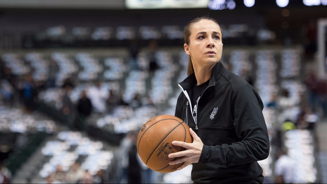 Aces raise Spurs' Hammon's WNBA jersey