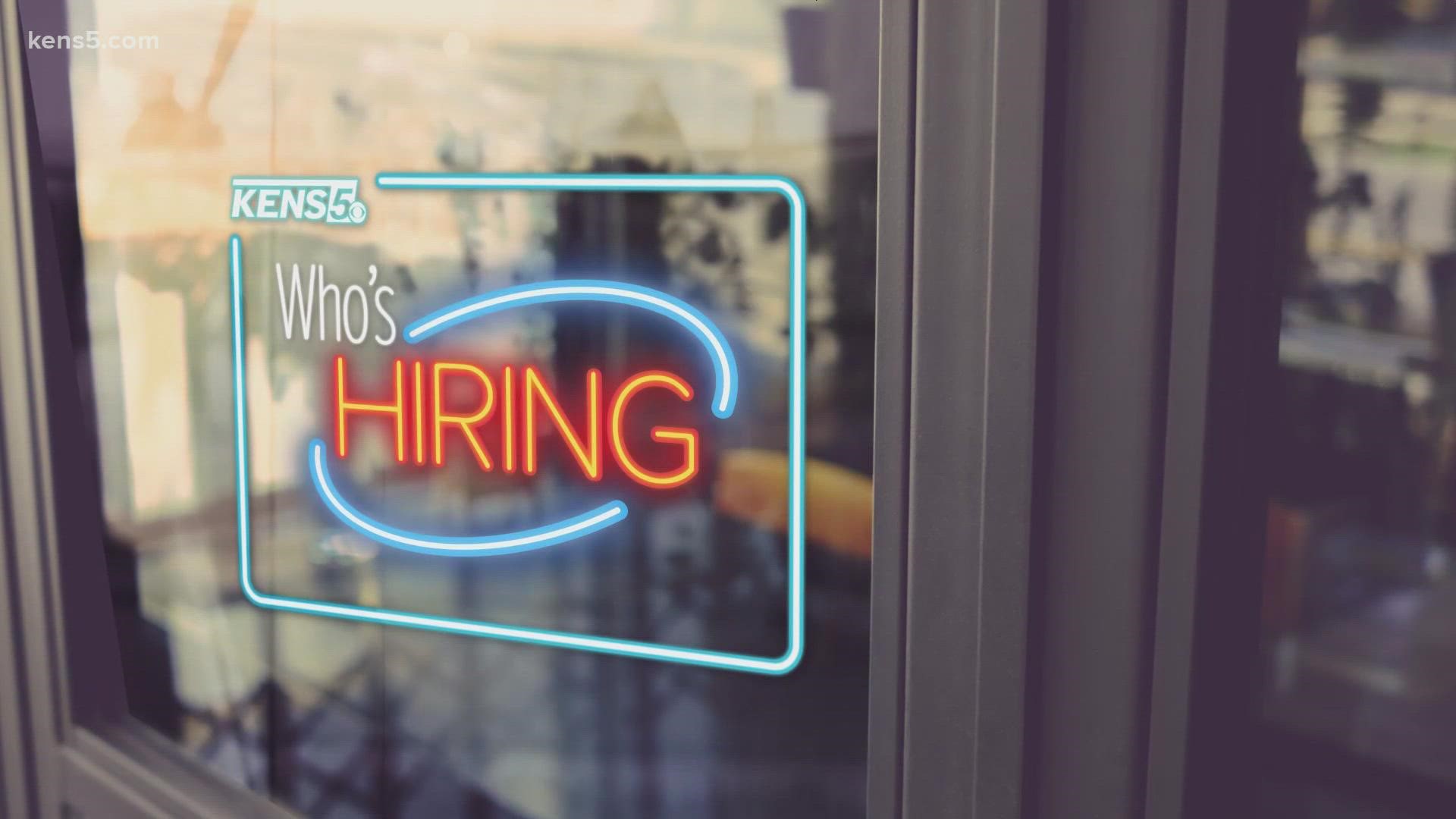 Here's a look at who's hiring in the San Antonio area!