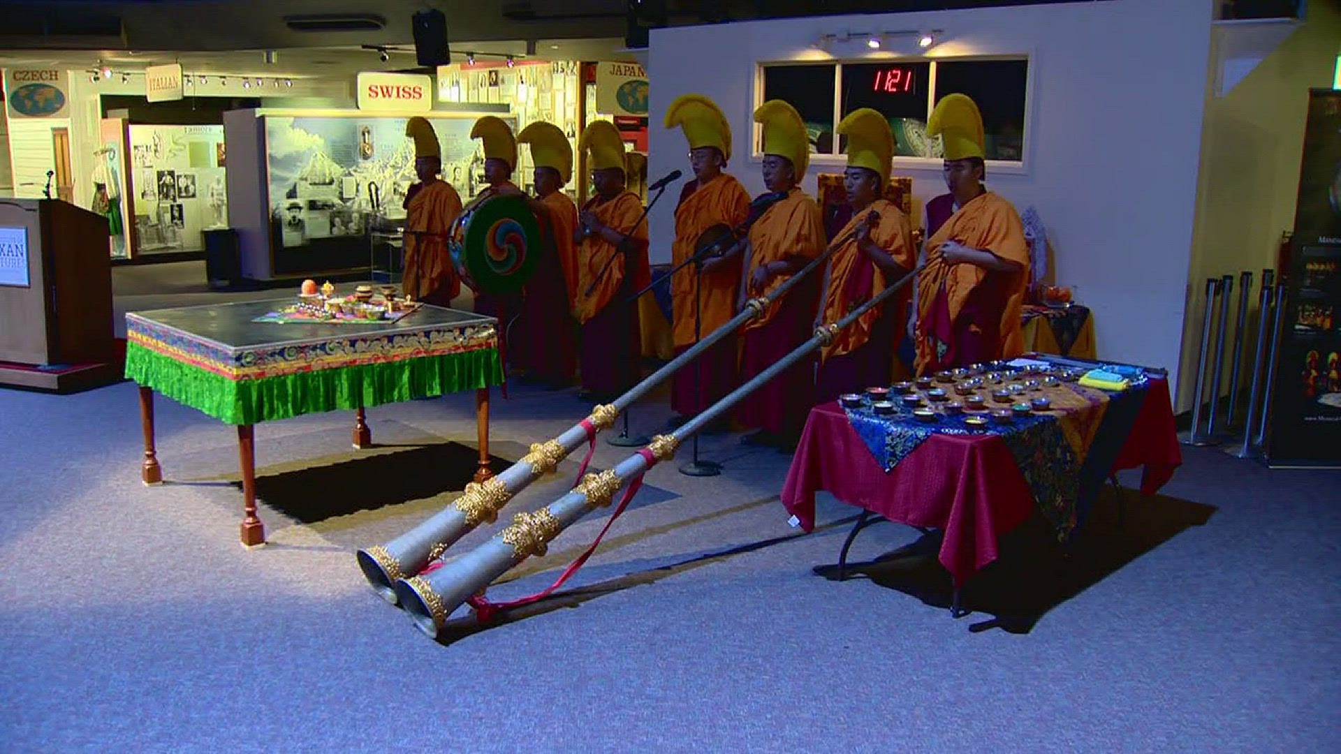 The Mystical Arts of Tibet tour is now at the UTSA Institute of Texan Cultures.