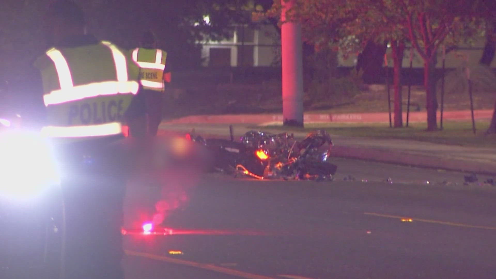 Another motorcyclist had life-threatening injuries.