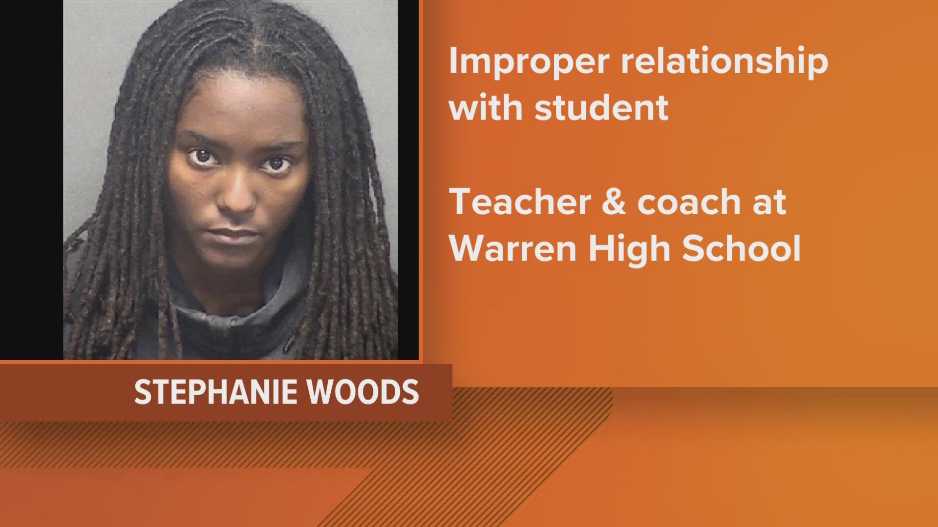 Stephanie Danielle Woods, 28, teaches biology at the Northside district high school.