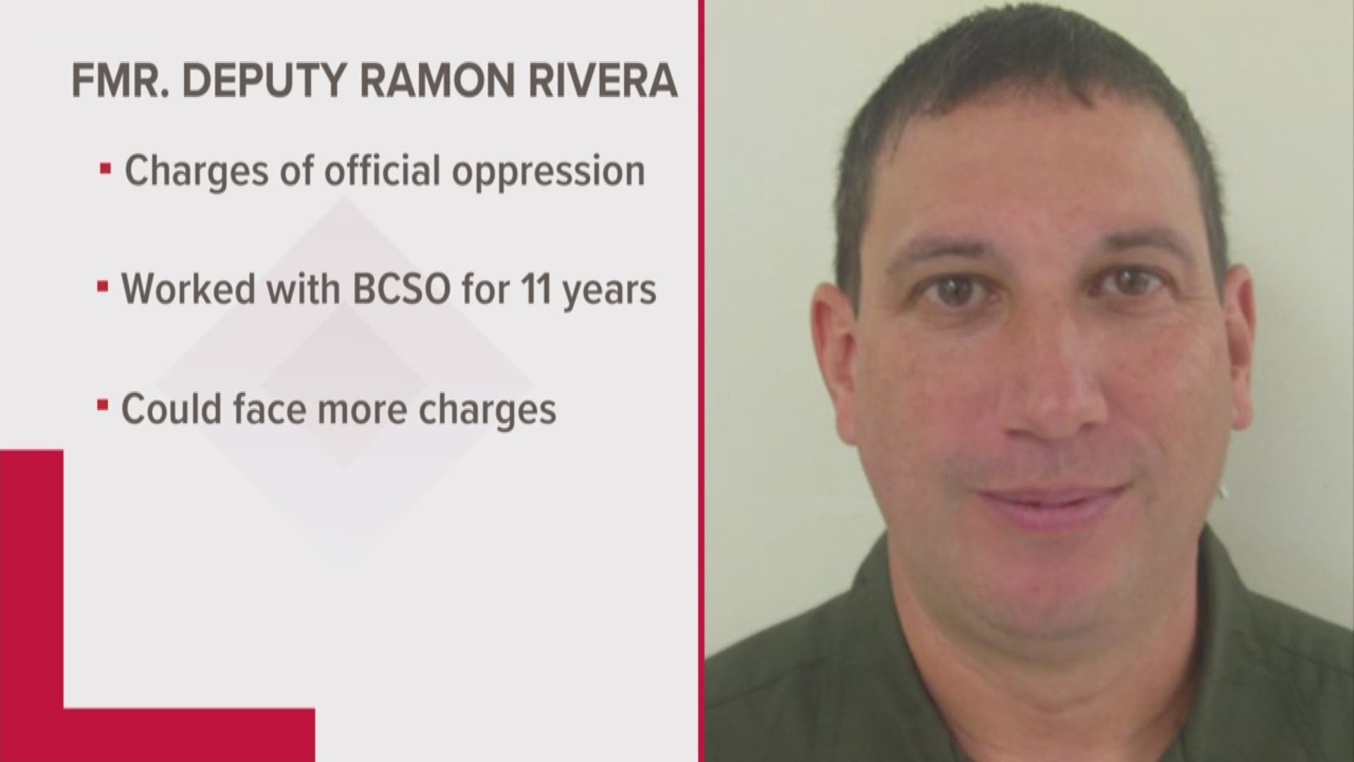 A former Bexar County Sheriff’s Office deputy has been arrested after a grand jury returned a 3-count indictment on charges of official oppression.