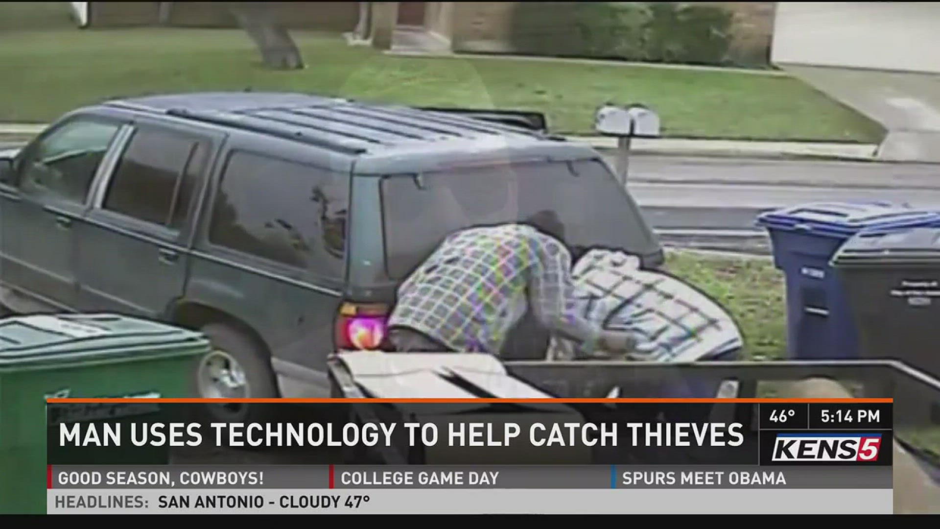 Man uses technology to help catch thieves