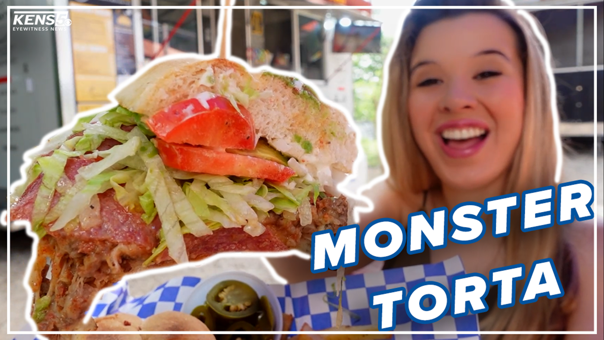 The food truck is called Monky's Tortas. It's on 24188 Boerne Stage Road in The Point Park. And Lexi Hazlett is taking you there on Food Truck Frenzy.