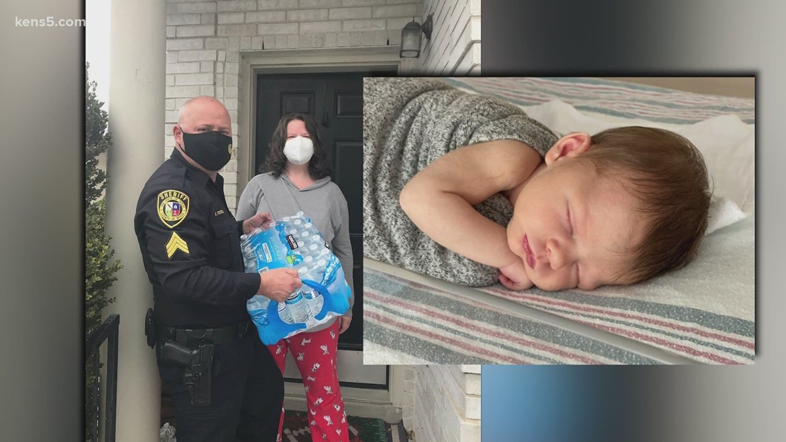Deputies hand-deliver water in snowstorm to San Antonio mother, newborn baby - Vimarsana News