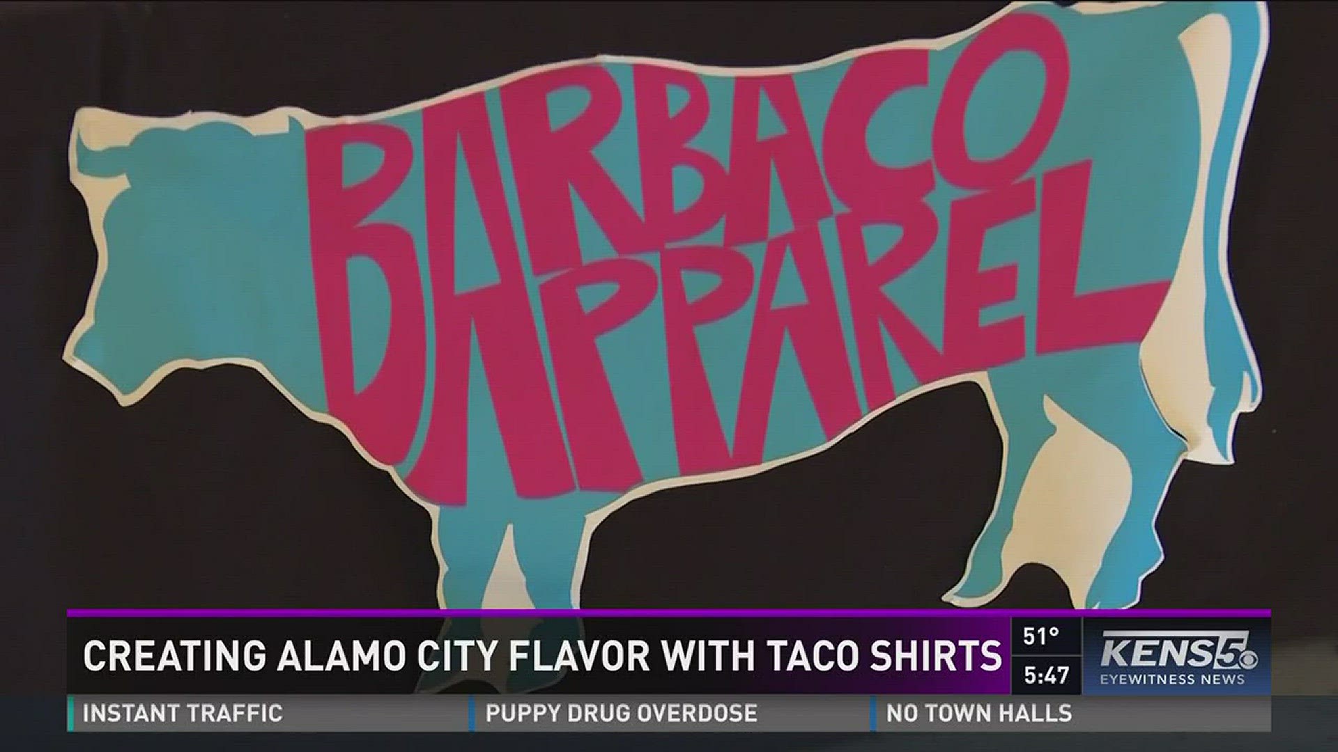 Creating Alamo City flavor with taco shirts