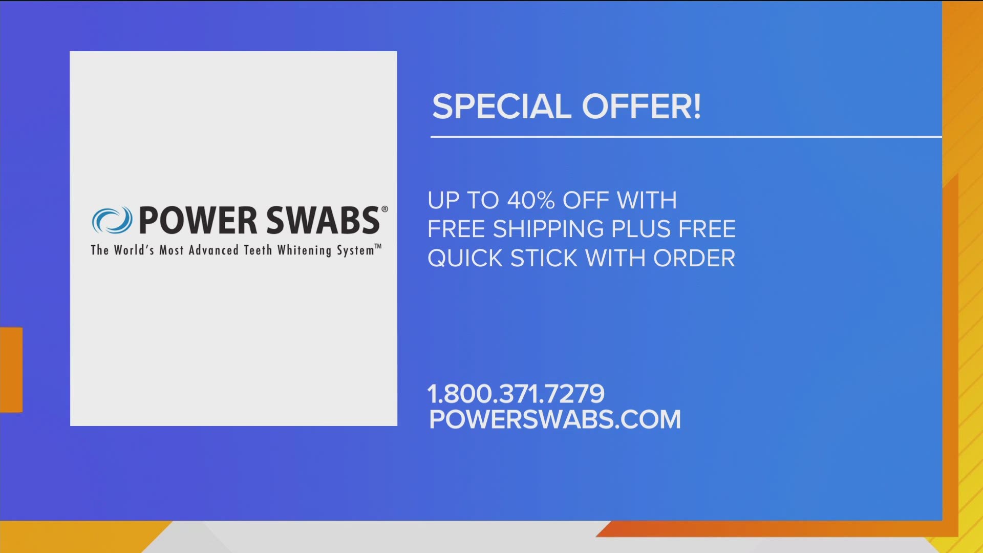 If you want to improve the color of your smile, Power Swabs could be just the thing to brighten your teeth.