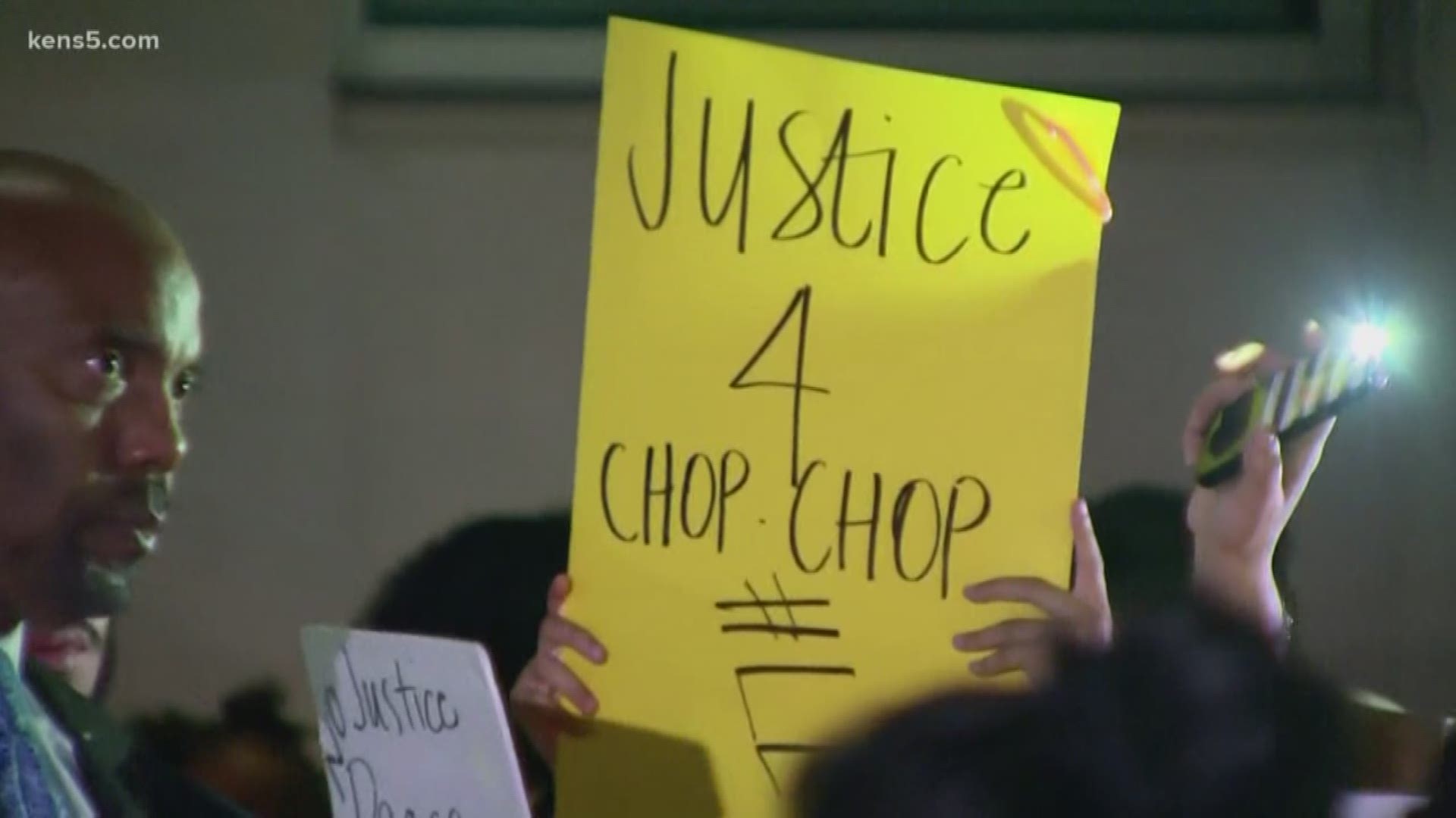 Protesters gathered at SAPD headquarters, demanding justice for 18-year-old Charles Roundtree Jr., who was killed in an officer-involved shooting last week.