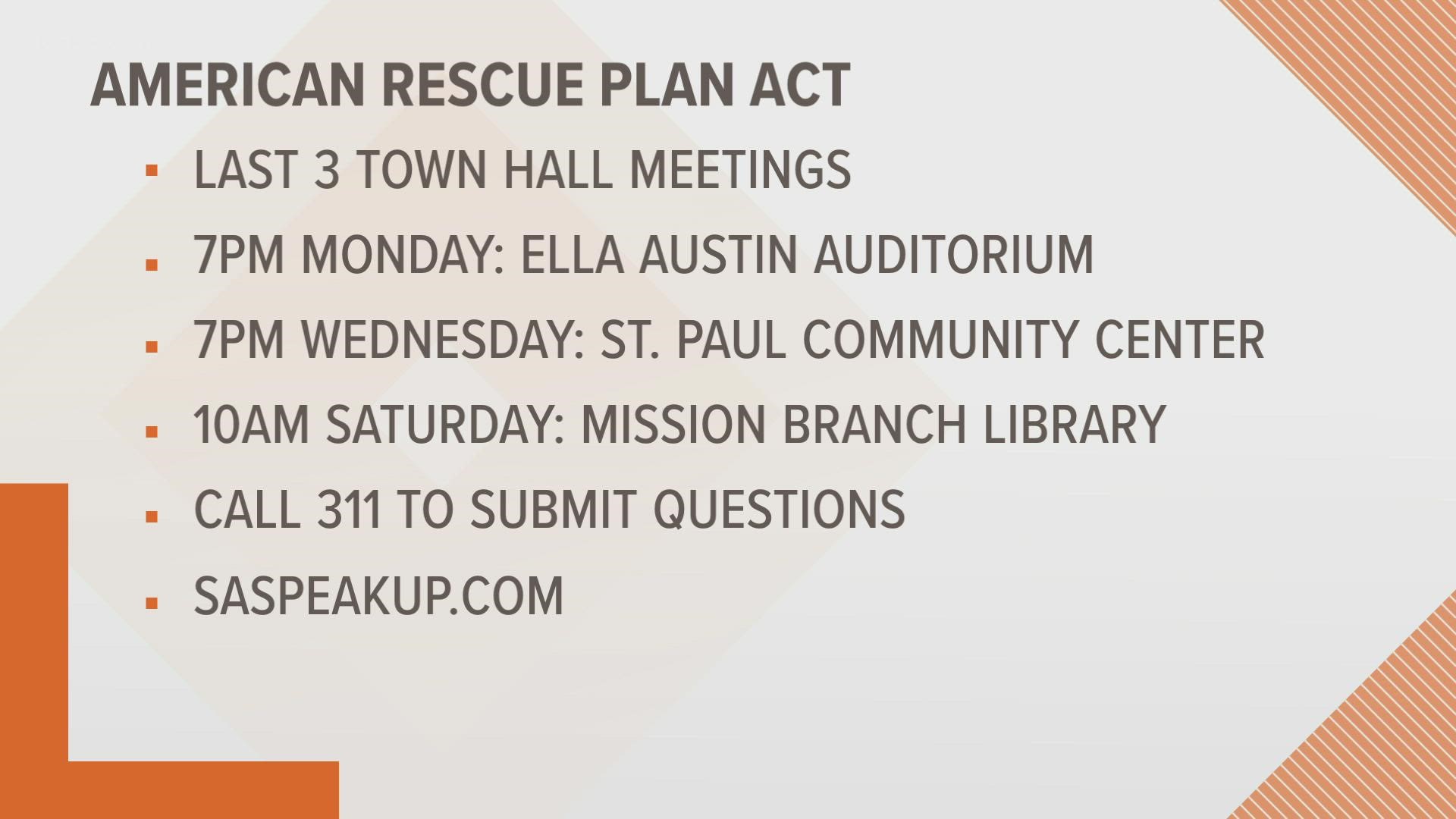 Under the American Rescue Plan Act, San Antonio was awarded nearly $327 million.