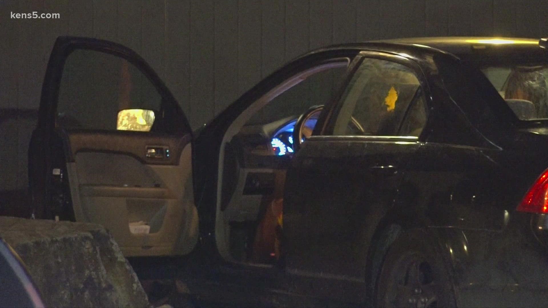 Police say the two toddlers were found in the vehicle sleeping in the backseat.
