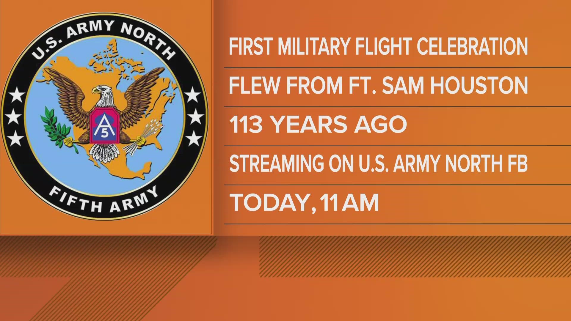 This year marks the 113th anniversary of the major achievement which happened here at Fort Sam Houston.