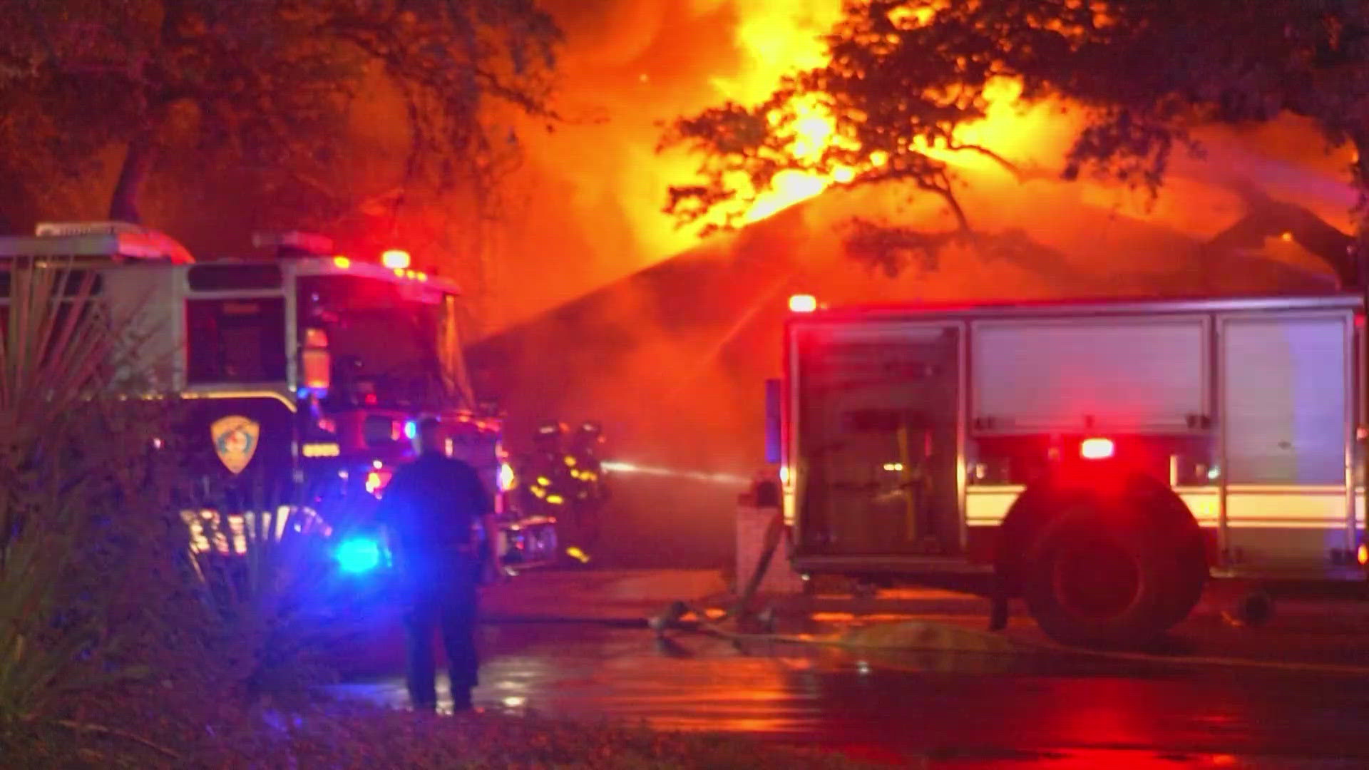 Nobody was in the home at the time of the fire.