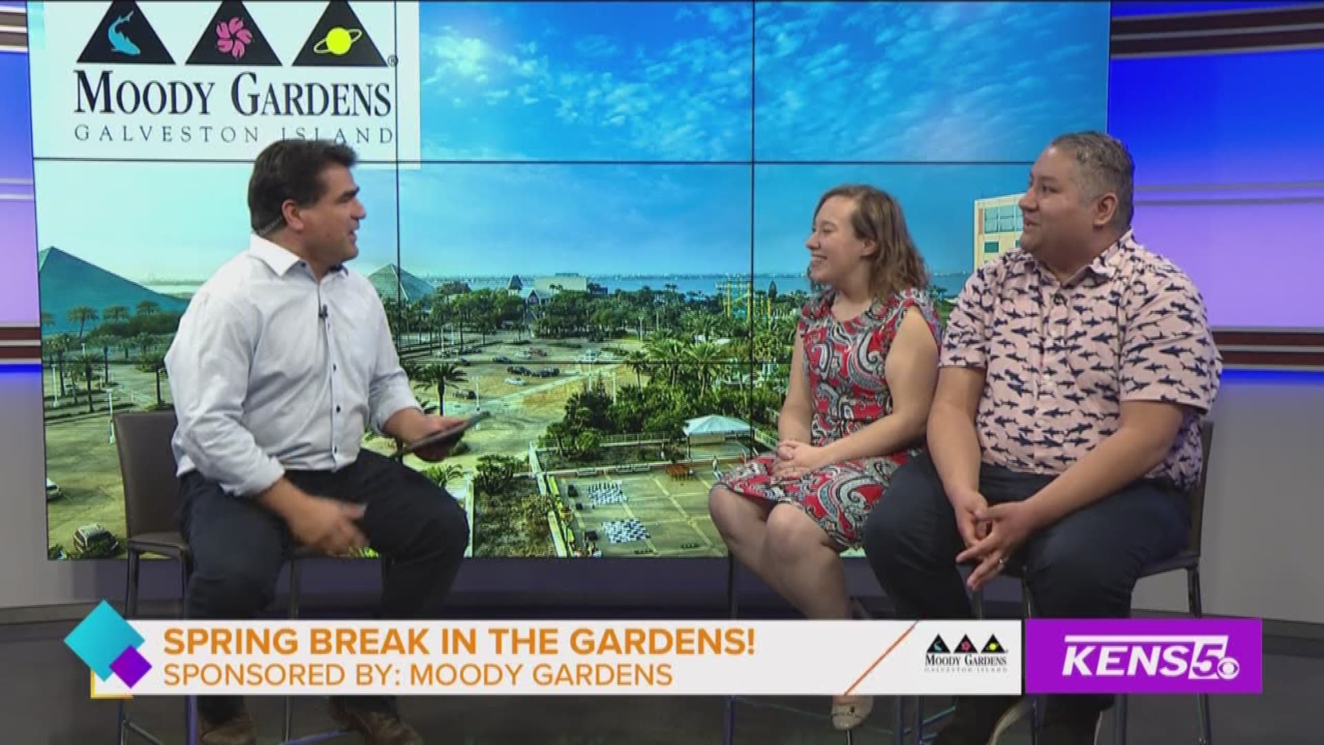 Paul talks with Moody Gardens