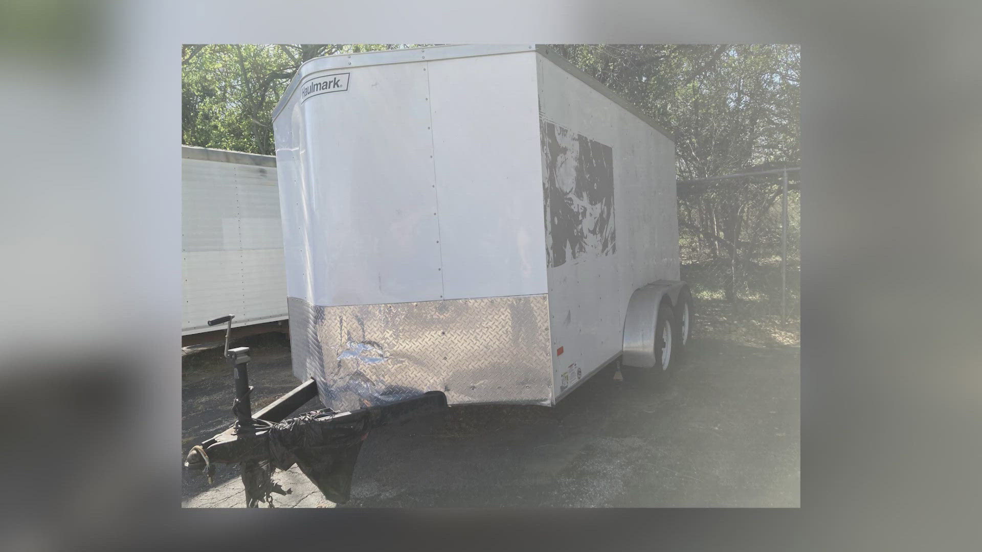 Police say thieves stole a trailer from the "Church of God Seventh Day." 