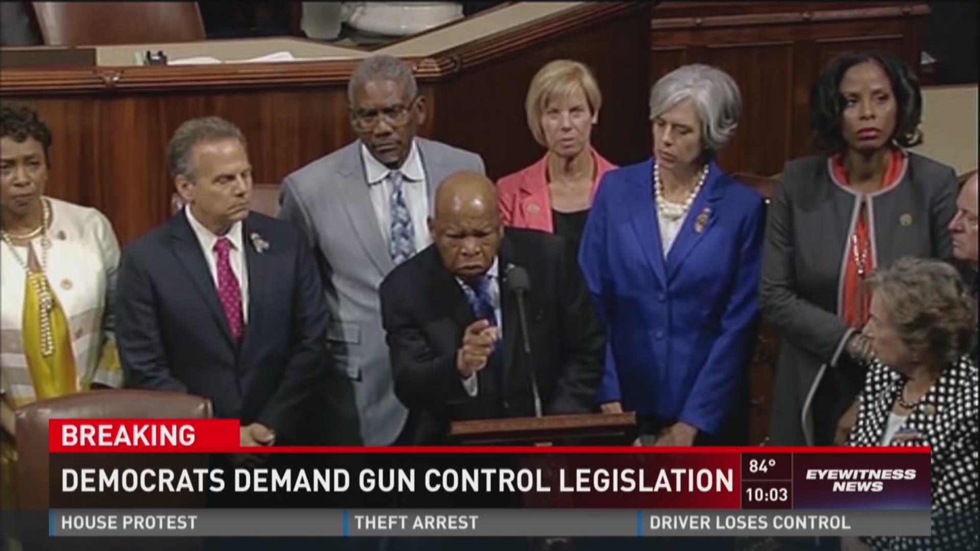 Democrats demand gun control legislation