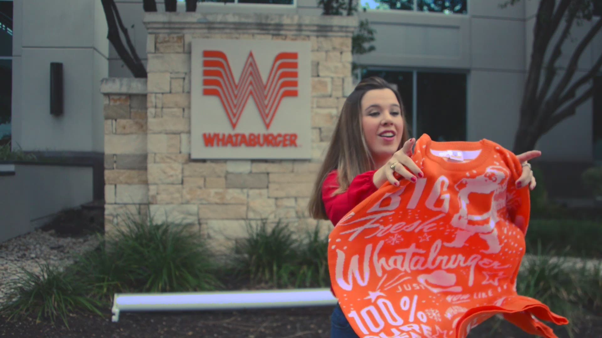 Whata-sweater! The orange and white chain unveiled their 2019 Christmas wear so Texans everywhere can get into the holiday spirit.