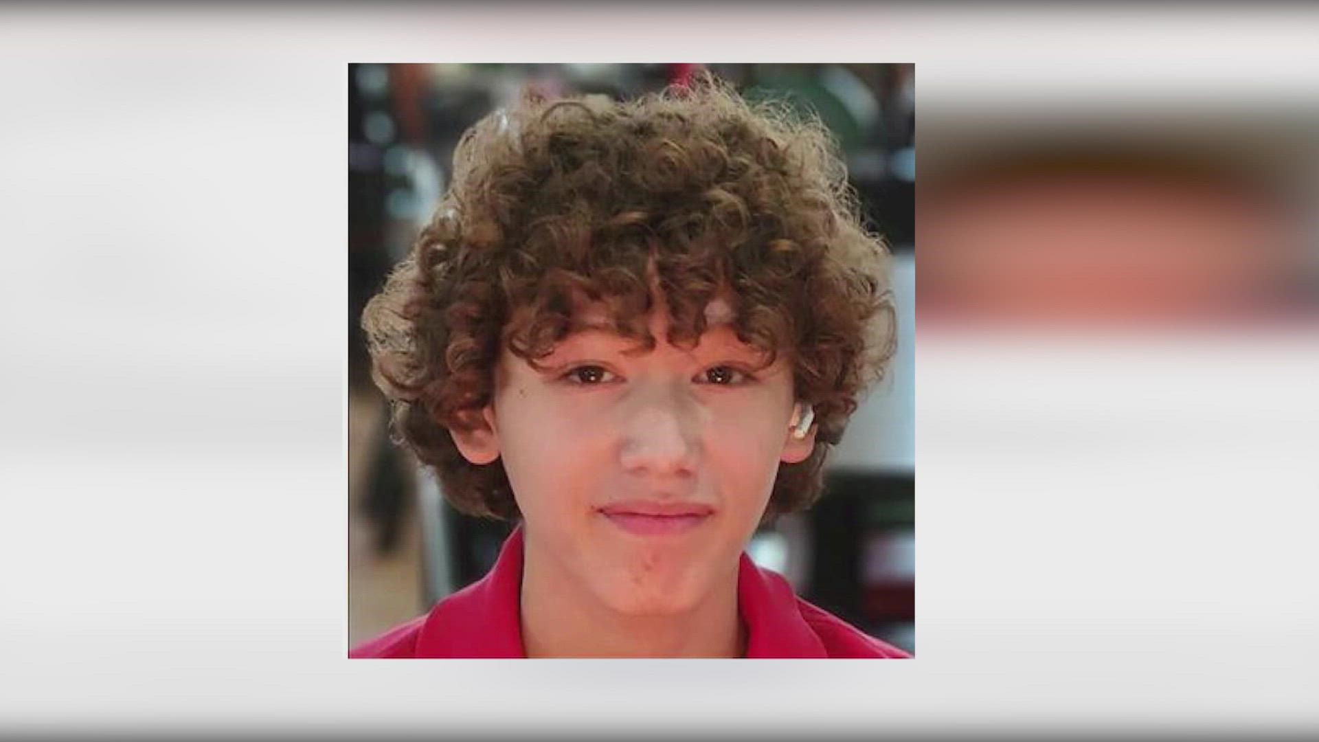Elijah Hernandez-Casarez, 16, was last seen in the 900 block of a Snowshoe.