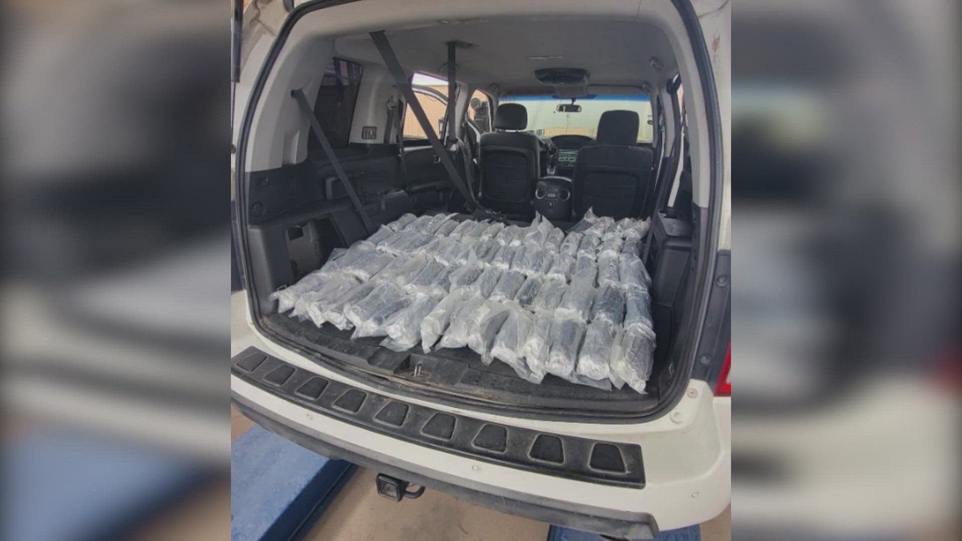 A 3-pound brick of cocaine was seized in Corpus Christi and 68 pounds of meth was seized at the Presidio port of entry.