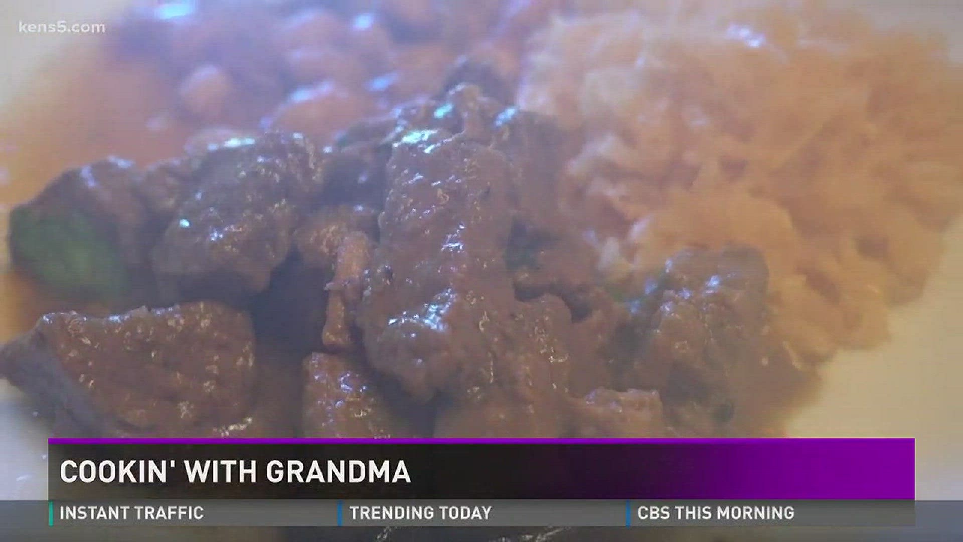 Grandma Terry shows us how to make her famous carne guisada.