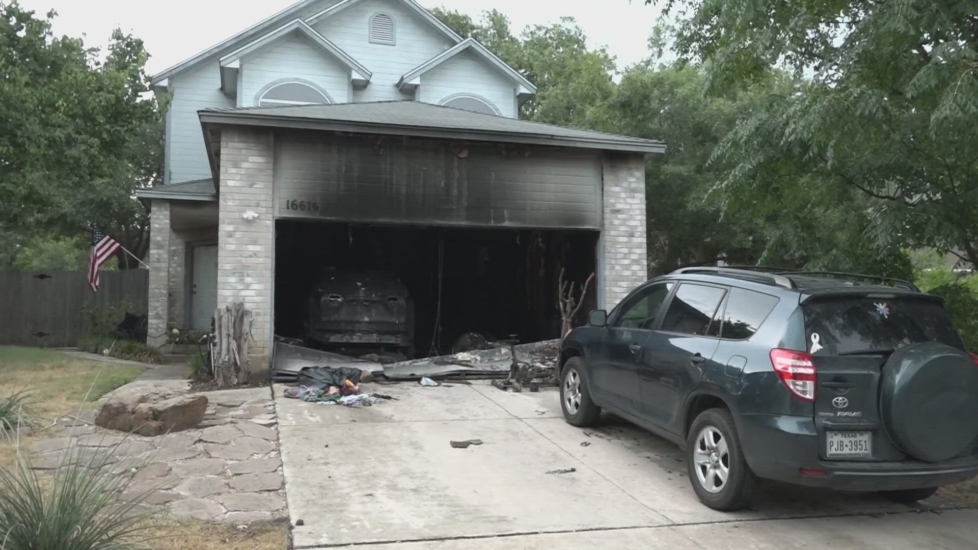 "Everybody is devastated," said one San Antonio woman who lived near the home where three people died in a weekend fire.