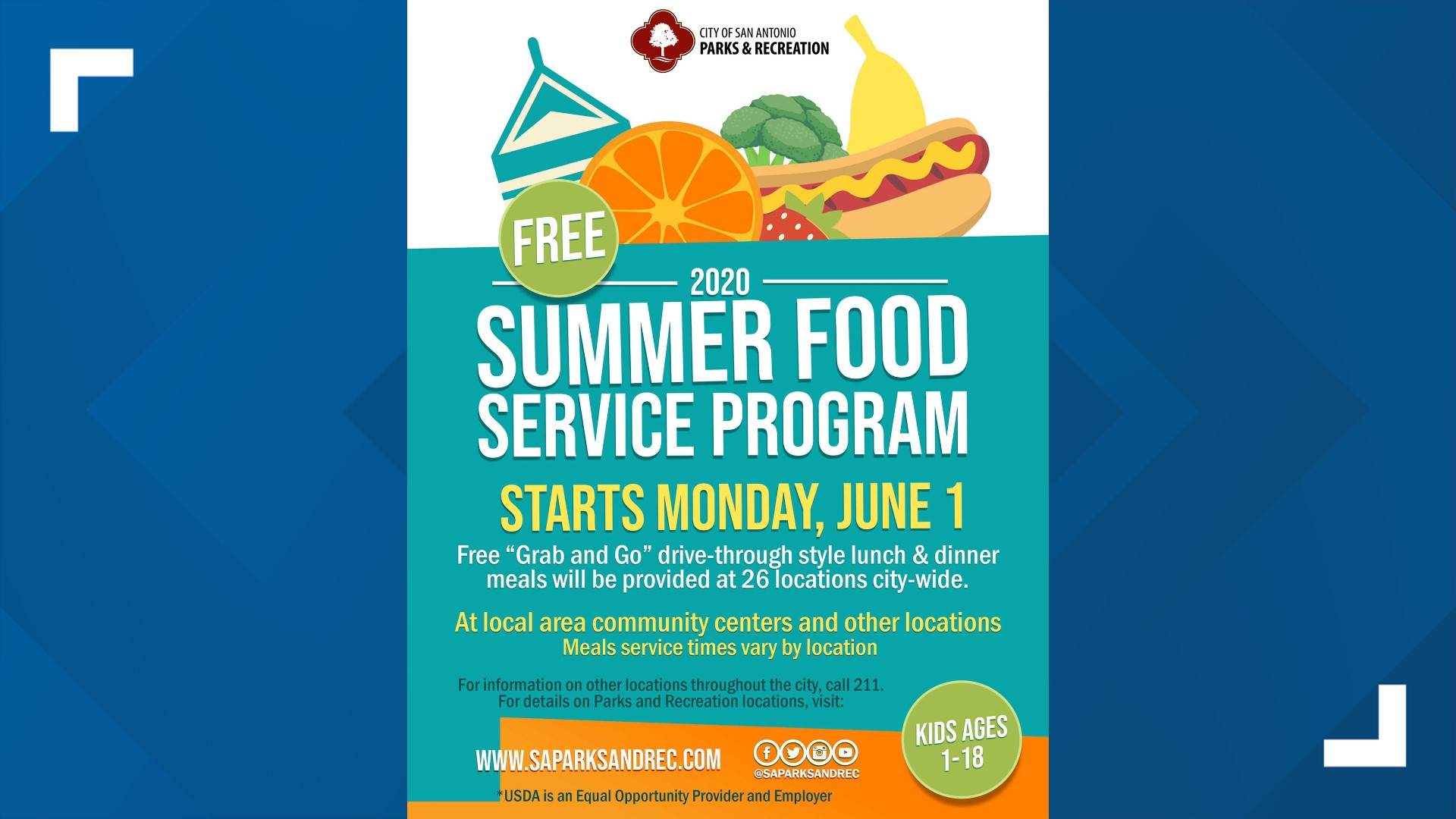 Free summer food program offers 'grab and go' meals