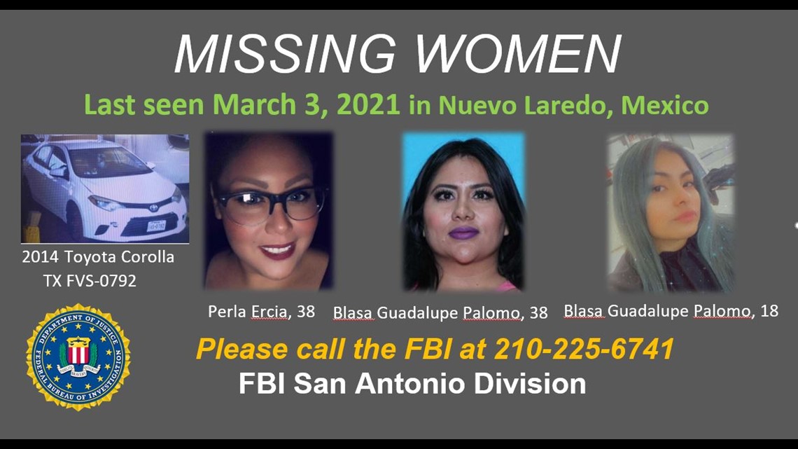 FBI: 3 Women Likely Kidnapped In Mexico, Seeking Help To Find Them ...