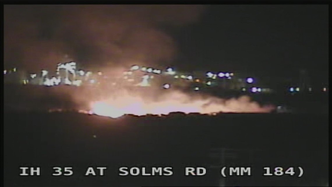 Large fire spotted in New Braunfels