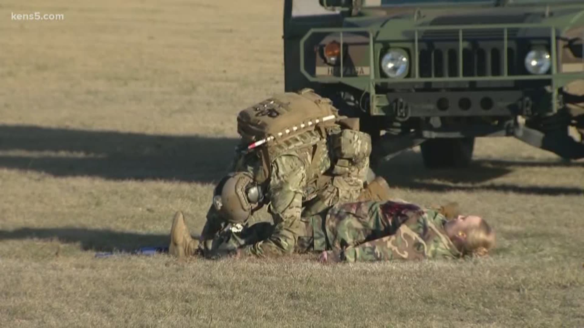 The U.S. Army held a Medevac demonstration at Fort Sam Houston to give insight into what it takes to be a medical professional in the military.