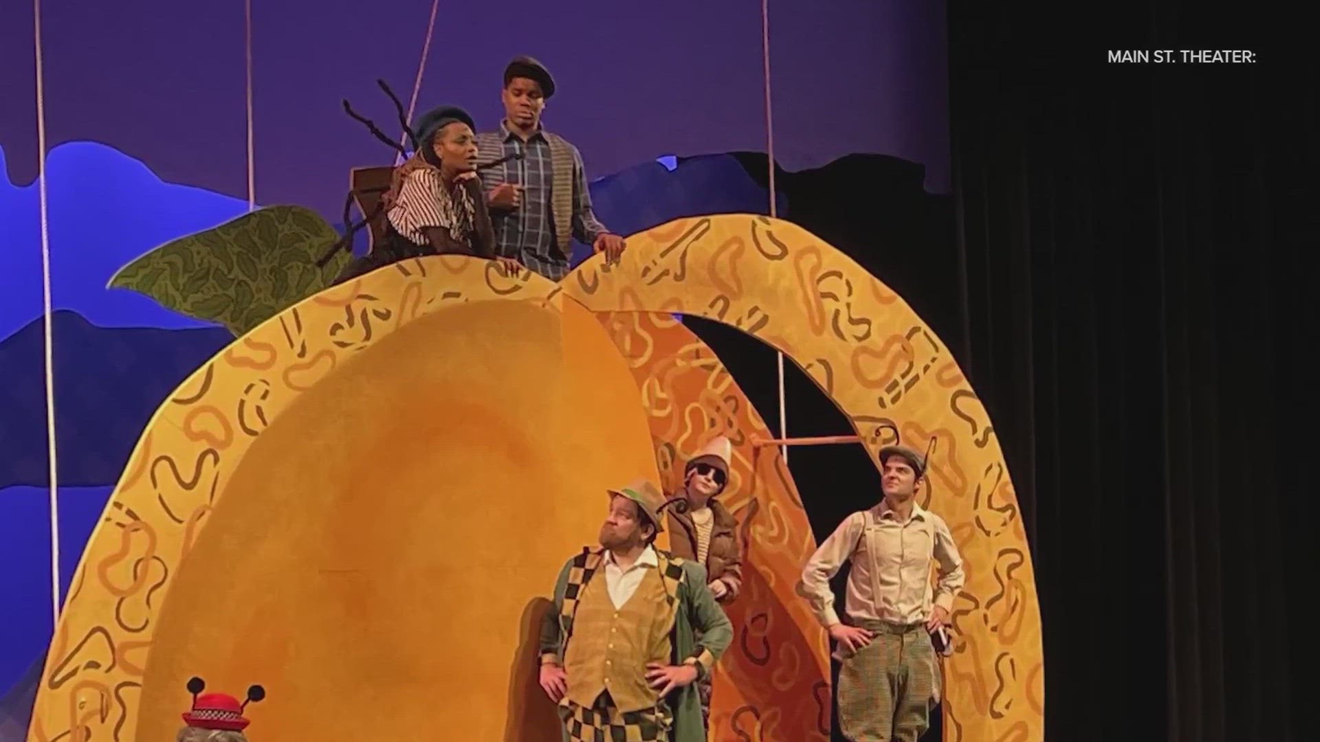 A parent brought her concerns to a board meeting, saying the theater told her actors play multiple roles that are both male and female in James and the Giant Peach."