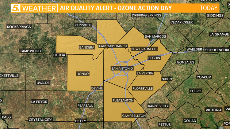 Ozone action day in place for San Antonio area