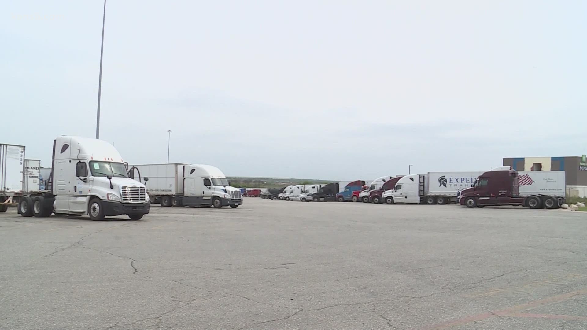 The call came in to San Antonio, and 911 dispatchers here helped find the trailer in Laredo.