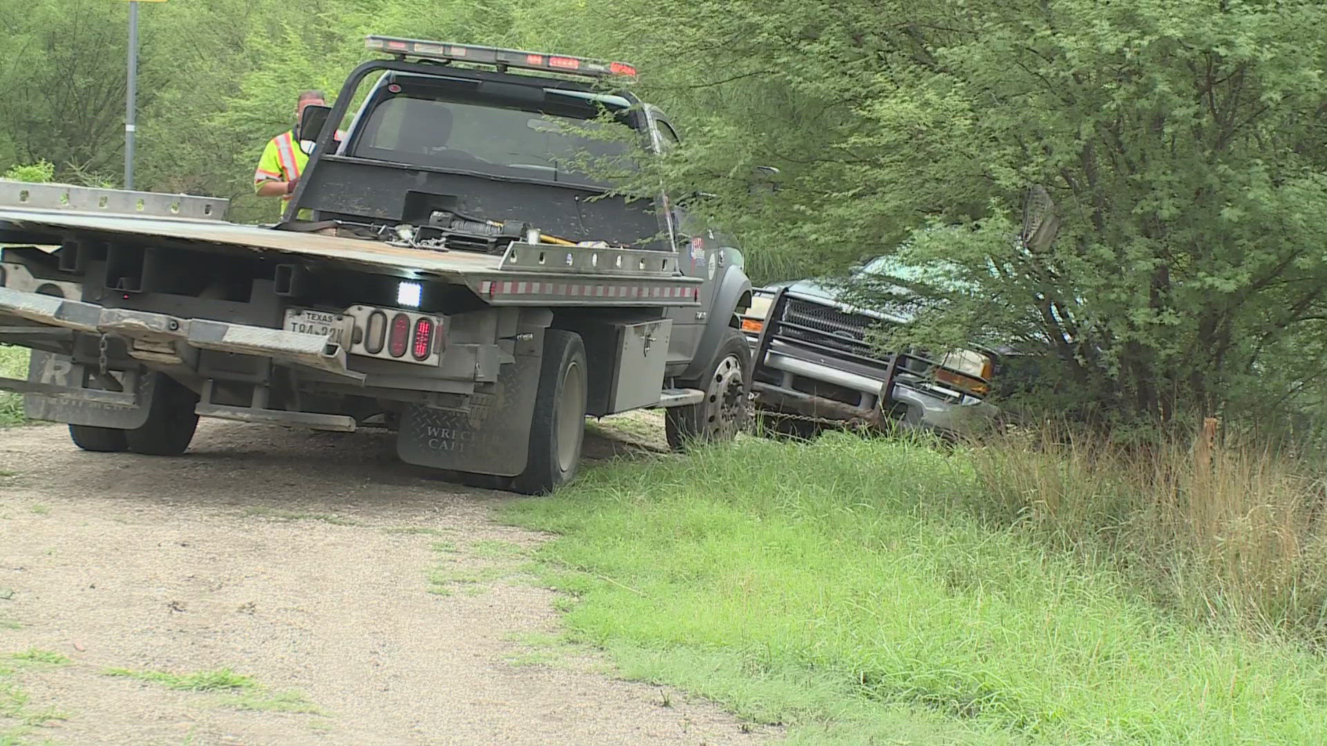 Officers do not know if the remains are from a child or an animal.