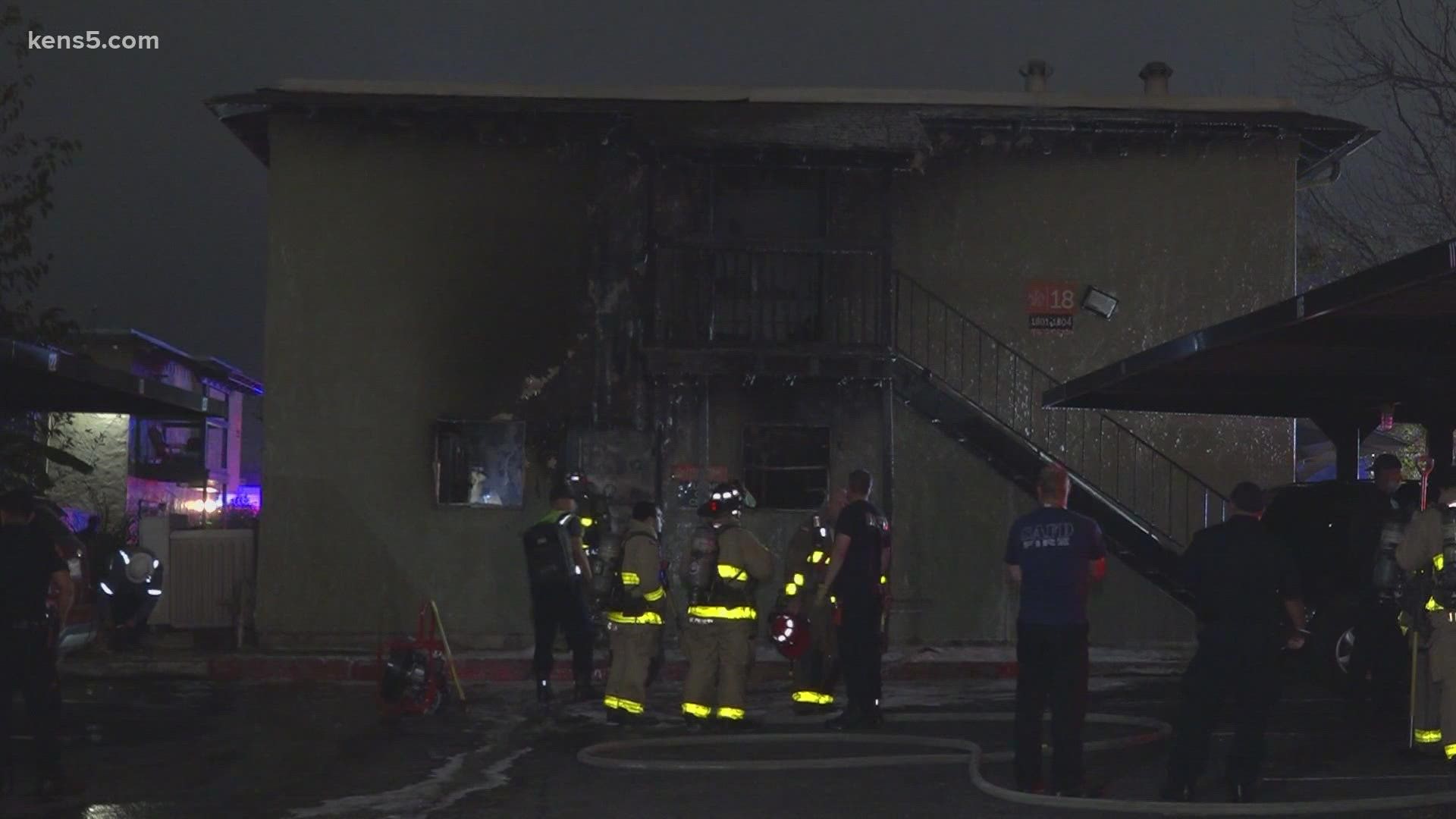 Two people without home after fire spreads from apartment laundry room ...