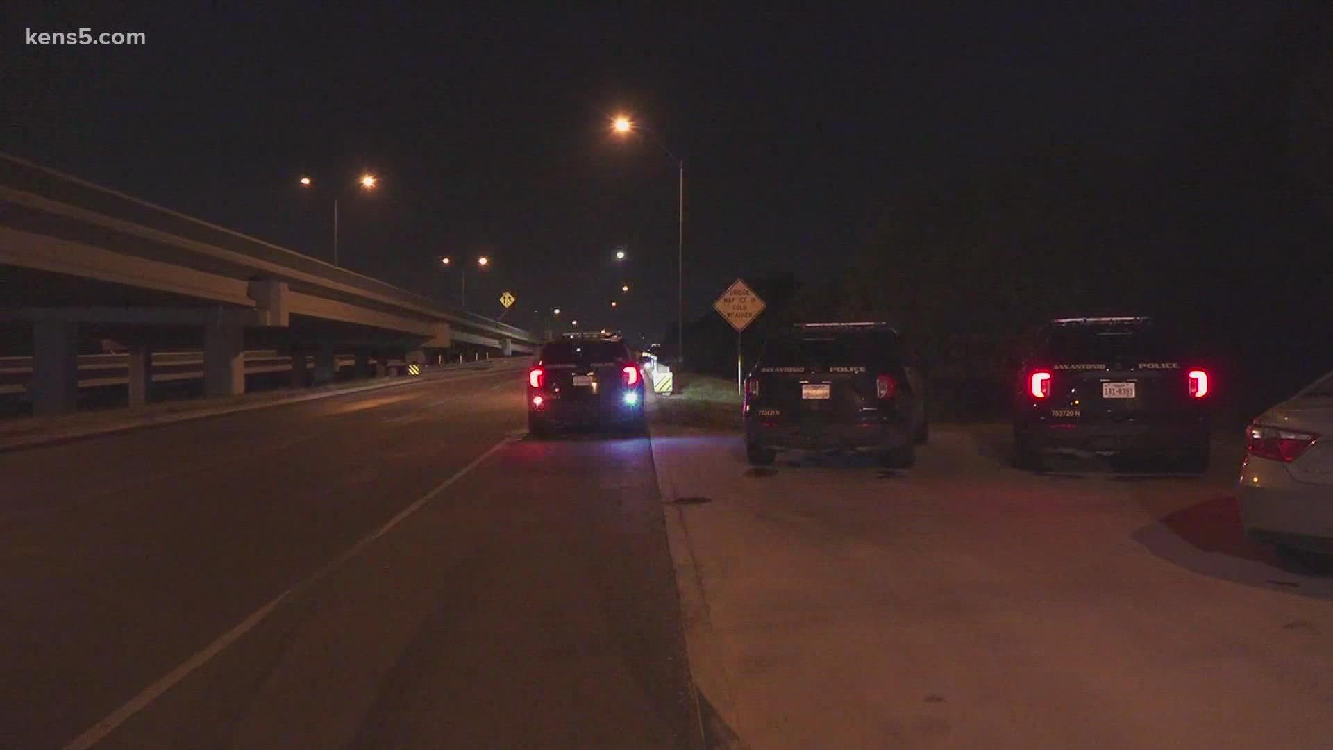 Officers and firefighters searched through the drainage ditch and a creek nearby for any sign of the man for several hours. He was finally located about a mile away.