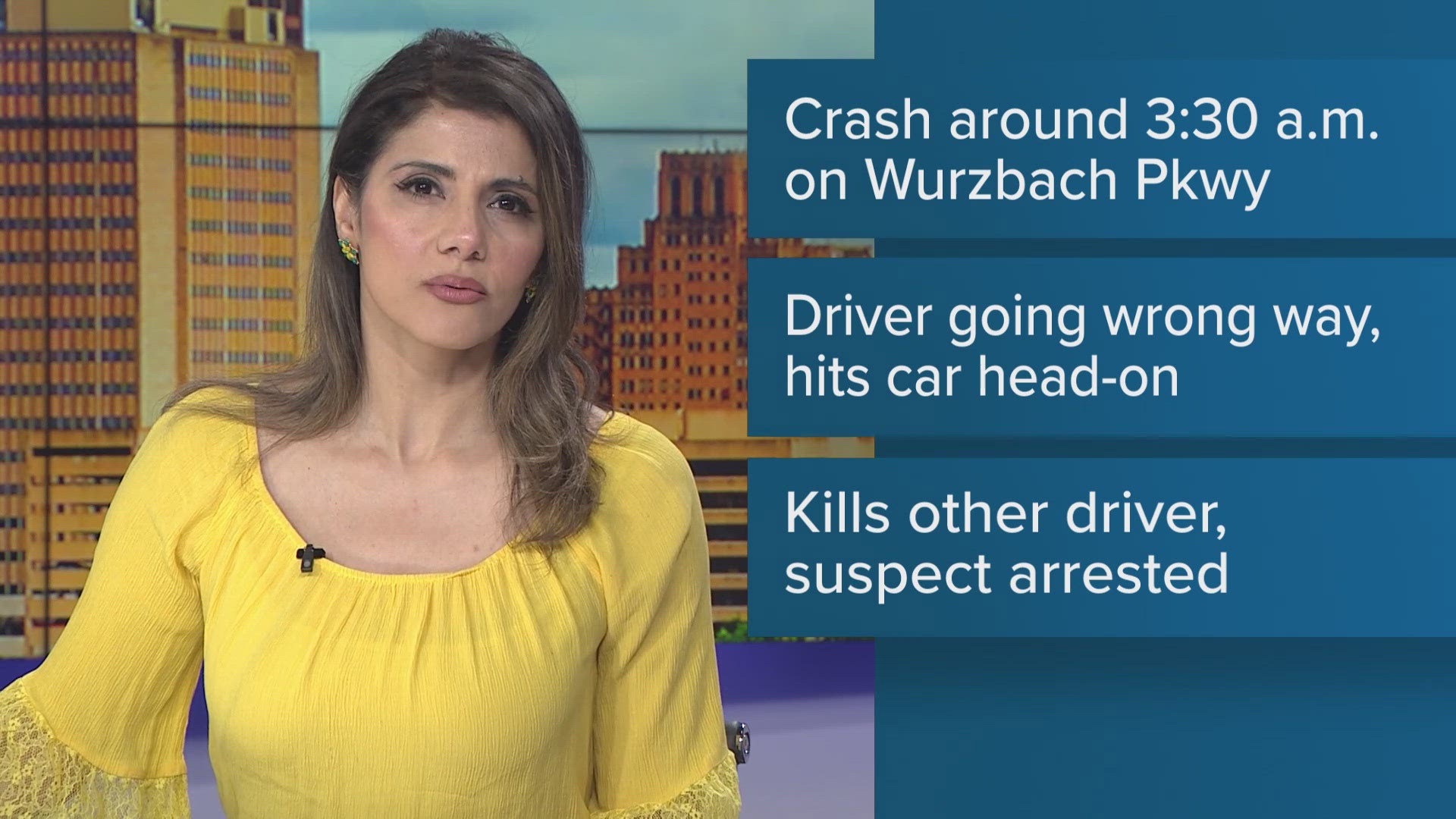 A man was killed in a wrong-way crash involving a suspected drunk driver in northeast San Antonio early Friday morning, police said.