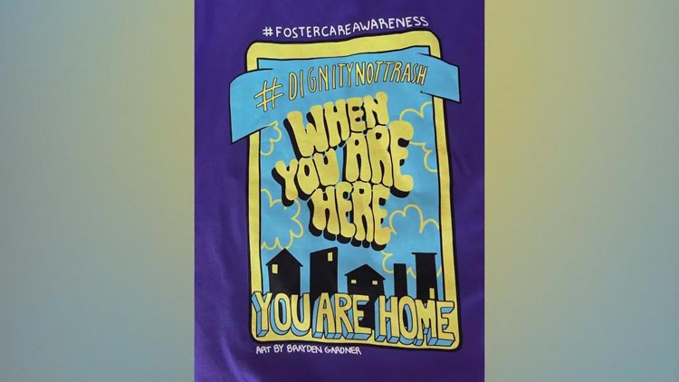 Boerne ISD alum supports statewide foster youth with t-shirts