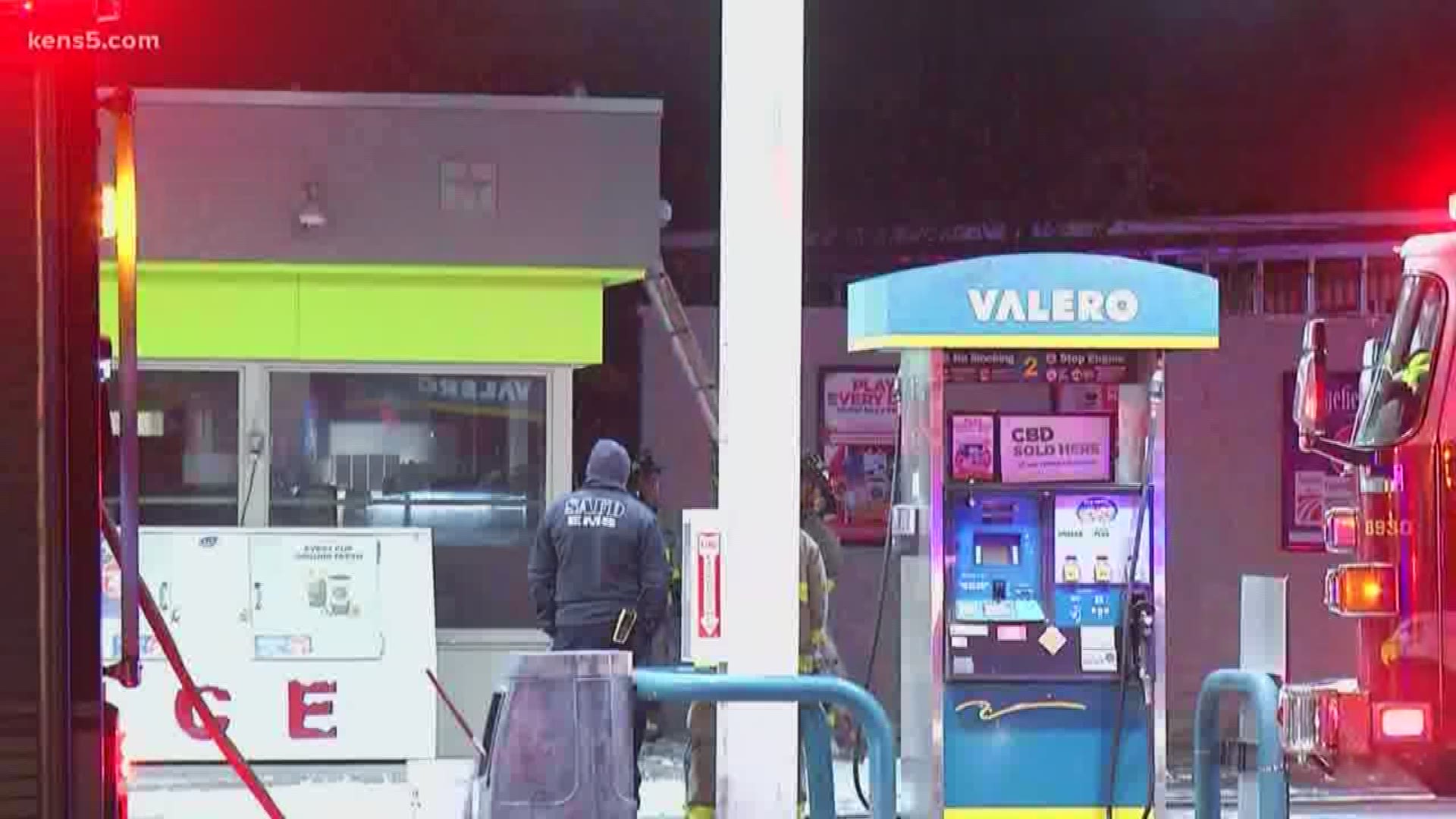 A fire at a gas station on the south side is being called suspicious by fire officials.