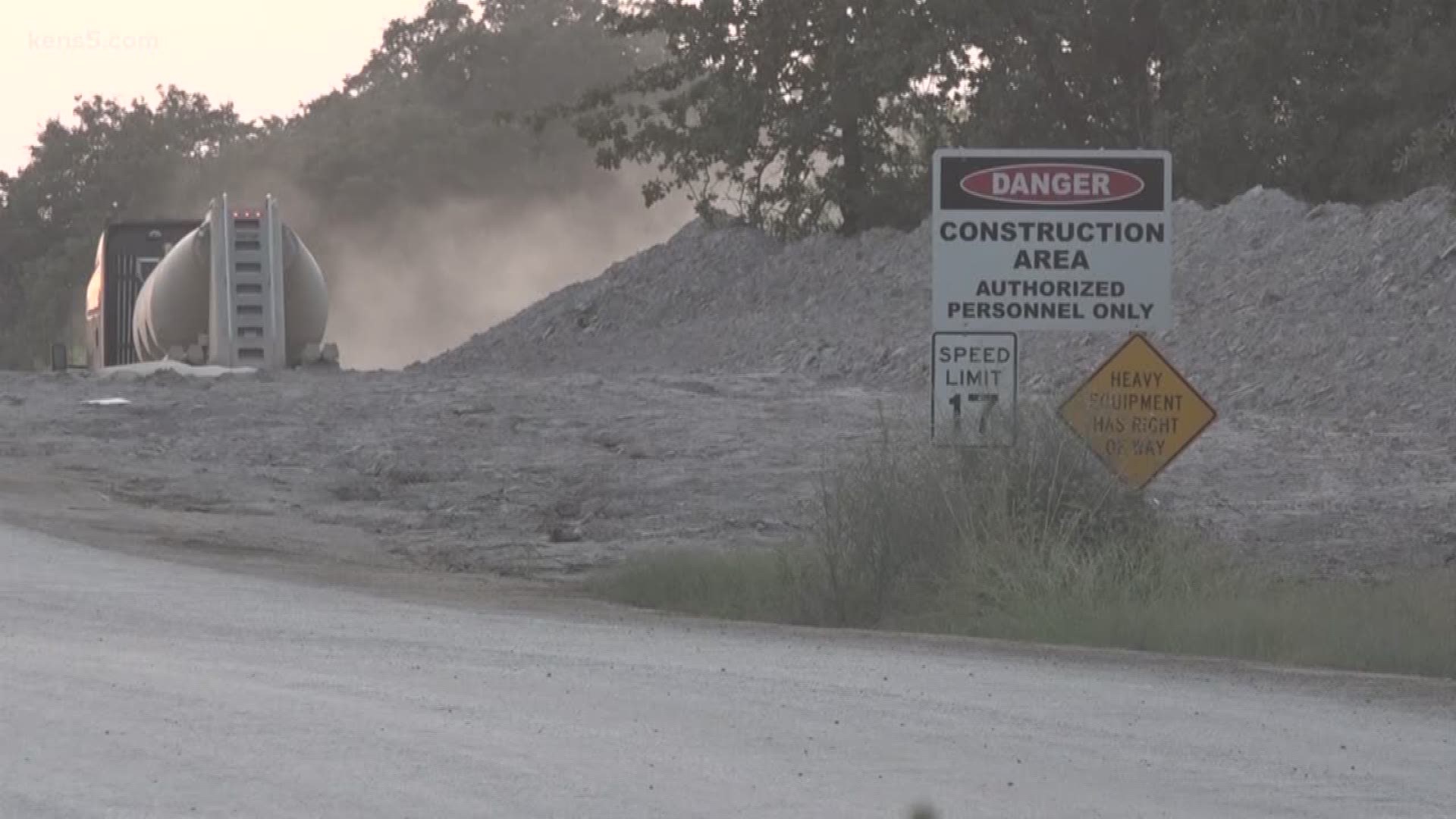 The byproducts of a sand mine company's operations not far from a middle school has sparked concerns among community members about potential health hazards.
